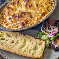 Mac n cheese (as main dish) at Mono in Glasgow
