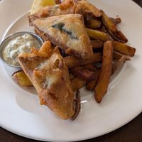 Tofish & chips at Mono in Glasgow