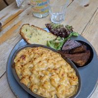 Mac n' cheese at Mono in Glasgow