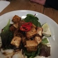 Jerk tofu at Mono in Glasgow