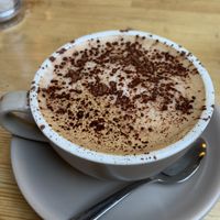 Mocha with oat milk  at Mono in Glasgow