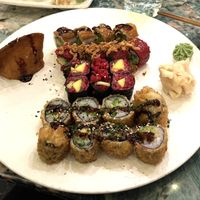 Vegan sushi plate  at Yozora-17 in Wiesbaden