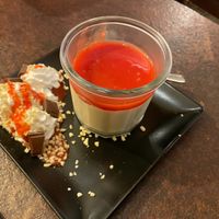 Panna cotta vegan at Ô Petits Pâtons in Toulouse