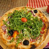 Vegane Pizza mit Gemüse at Pizza da Luigi in Bad Muender Am Deister