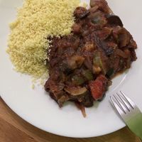 ratatouille with couscouss  at Slunovrat in Pribram