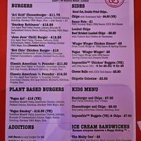 Menu at Patty & Bun - Lane 7 in South West London