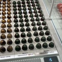 Pecan & Madagascan Vanilla 2,50€  at Madaq Chocolatier  in Haarlem