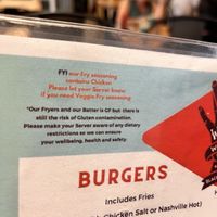 Fry disclaimer  at The Westwood in Diamond Valley