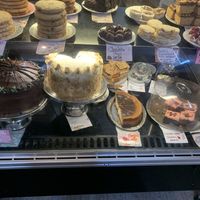 Dessert case at The Red Fern in Rochester