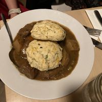 Stew and biscuits  at The Red Fern in Rochester