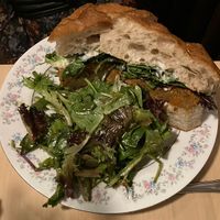 Lentil burgerrs at The Red Fern in Rochester