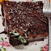 And Chocolate Mint cake for dessert 😋 at The Red Fern in Rochester
