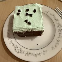 Mint Chocolate Chip Brownie  at The Red Fern in Rochester