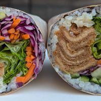 Veggie Heaven sushi burrito at Belmont Kitchen in Portland