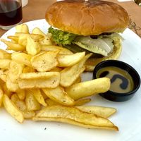 Olive burger  at SouvLake in Skiathos