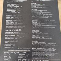 Speisekarte at Das Luma'z in Wernigerode
