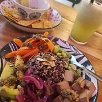 Bom dia Alegria 🪷 #Veganuary at Bainema in Angra Do Heroismo