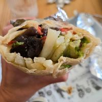 Veganized California burrito at San Pancho in Takoma Park