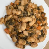 Giant Beans al forno  at Astra restaurant in Papingo