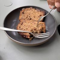 Chocolate banana breadd  at Kafé Oransjeriet in Stavanger