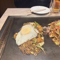   at Okonomiyaki Shiraiwa Asakusa Store in Tokyo