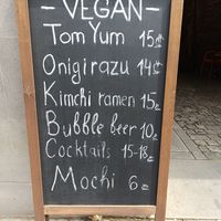 Small café with outside seats only, but it's delicious and cheap. Recommended! at Brinji in Tbilisi