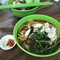 Vegetarian Prawn Noodle Soup at Flygod VegeCafe 翔一素食料理 - Vidacity in East Singapore