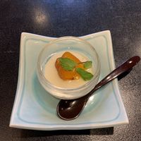 Soy pudding  at Hanabishi in Koya