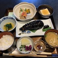 Nasu dengaku is my fave! at Hanabishi in Koya