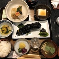Vegan menu -the 2000 yen version at Hanabishi in Koya