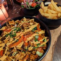 Vegan kip pannetje at Markt 8 in Asten