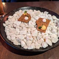 Vegan amuse at Markt 8 in Asten