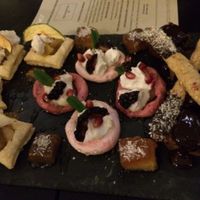 Beautiful desserts, the gingerbread was incredible  at Raw - La Suite West in West London