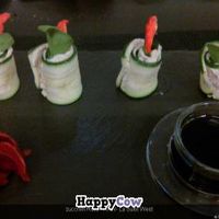 Raw Zucchini Rolls at RAW - La Suite West at Raw - La Suite West in West London
