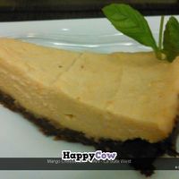 Mango and lemon raw vegan cheesecake at Raw - La Suite West in West London