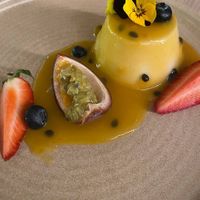 Dessert Panna cotta at Manna 2 in Warsaw