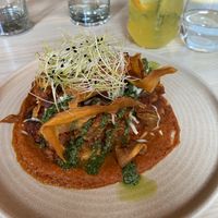 Vegan aubergine lasagna  at Manna 2 in Warsaw