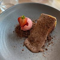 Cheesecake at Manna 2 in Warsaw