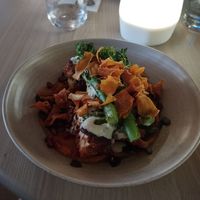 Couliflower steak at Manna 2 in Warsaw