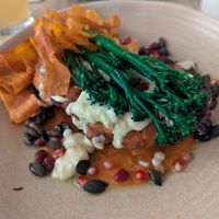 cauliflower steak at Manna 2 in Warsaw