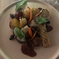 3d printed steak  at Manna 2 in Warsaw