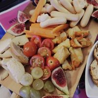 Tabla de quesos vegana at Lolas Local Madrid in Madrid