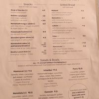 Menu at Neue Speisekammer in Hannover