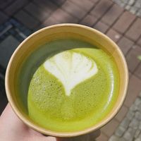 Matcha Latte at Neue Speisekammer in Hannover