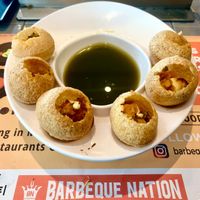 Pani puri at Barbeque Nation - Avenues Mall in Muscat