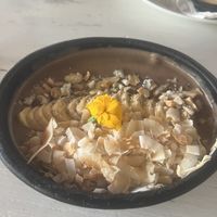 Banana coconut smoothie bowl  at Gecko Kuta Lombok in 