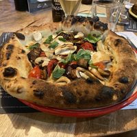 Vegan pizzaa  at Maccione in Liege