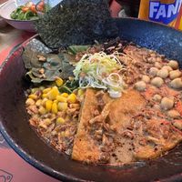 Vegan ramen  at Ramen Okaeri in Santiago De Compostela