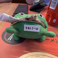 They brought the bill in this little guy!  at Ramen Okaeri in Santiago De Compostela