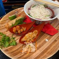 Vegetable pho plate  at Lost World Restaurant - Universal Studios Japan in Osaka